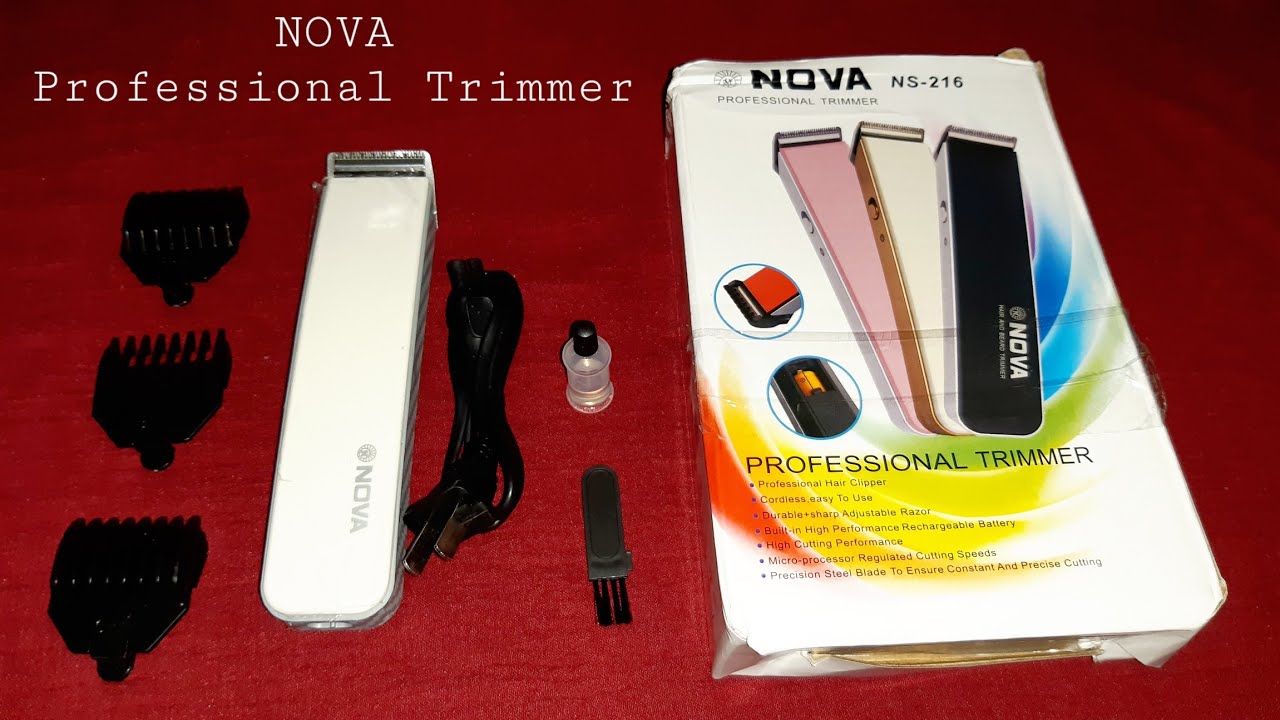 Nova Professional Trimmer / Hair Clipper Unboxing, Testing, & Review for only 110 Pesos from Shopee
