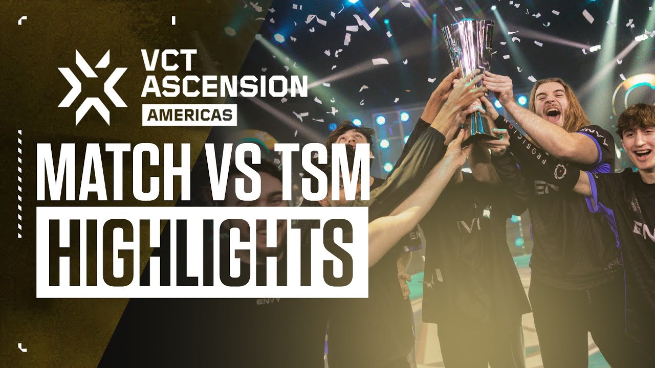 VCT ASCENSION CHAMPIONS! ENVY vs. TSM - GRAND FINAL HIGHLIGHTS