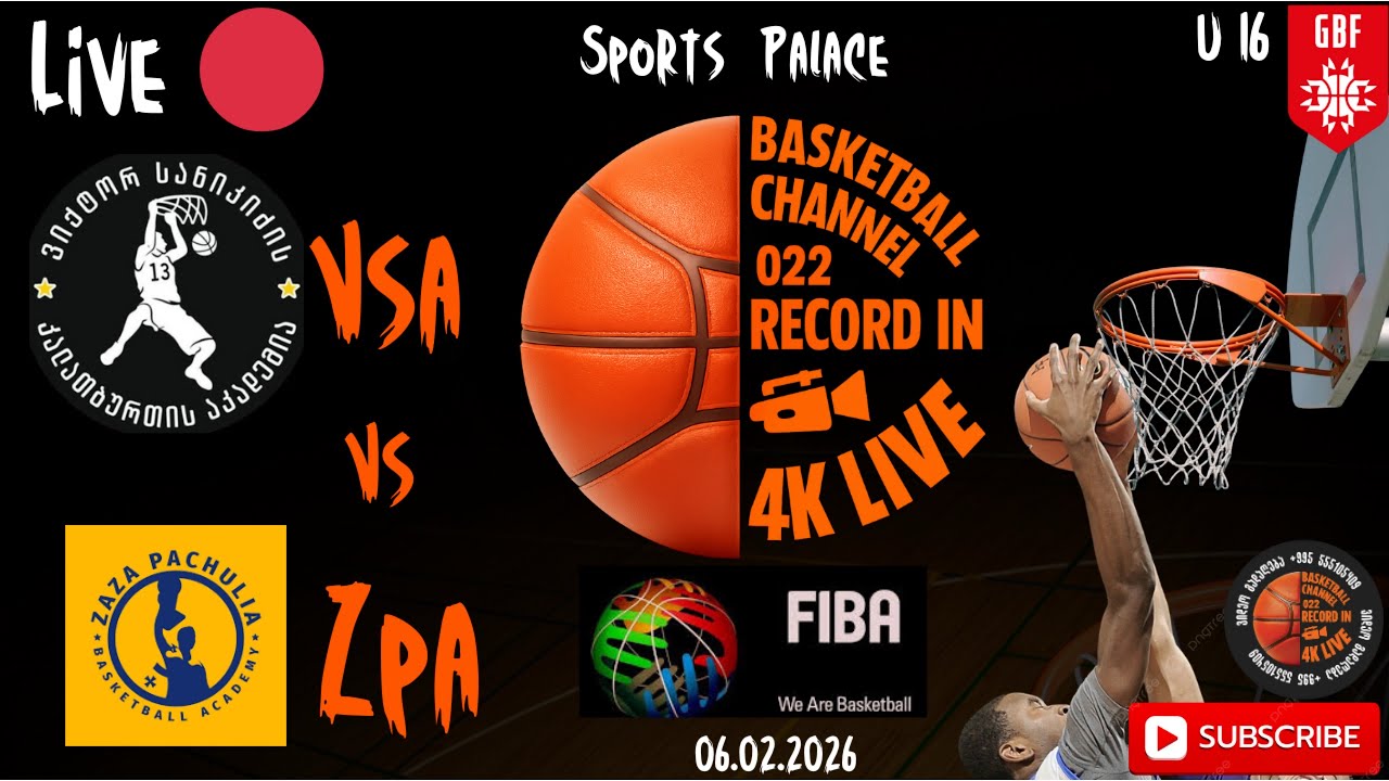 LIVE 🔴 ZPA 3   vs   VSA 2🏀B16- 06/02/2026