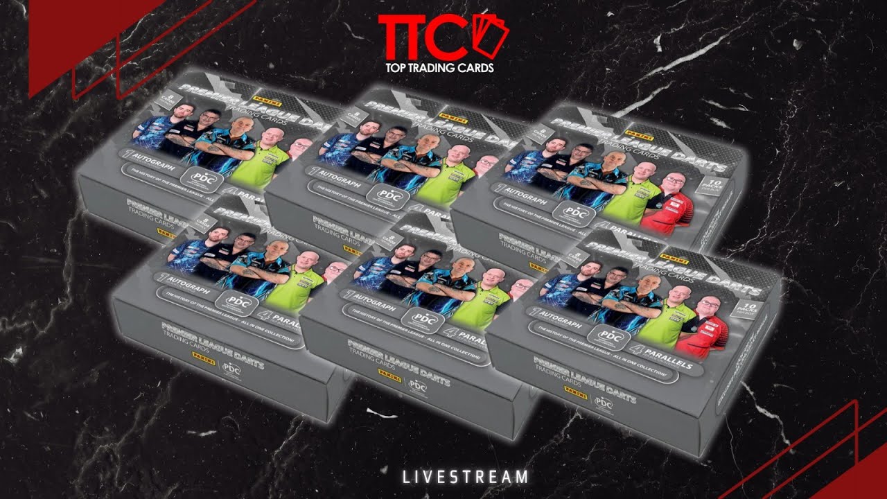 TTC BOX BREAK STREAM 🔥 PANINI PREMIER LEAGUE DARTS BOX RELEASE DAY STREAM 🔥 | 23.10.2025