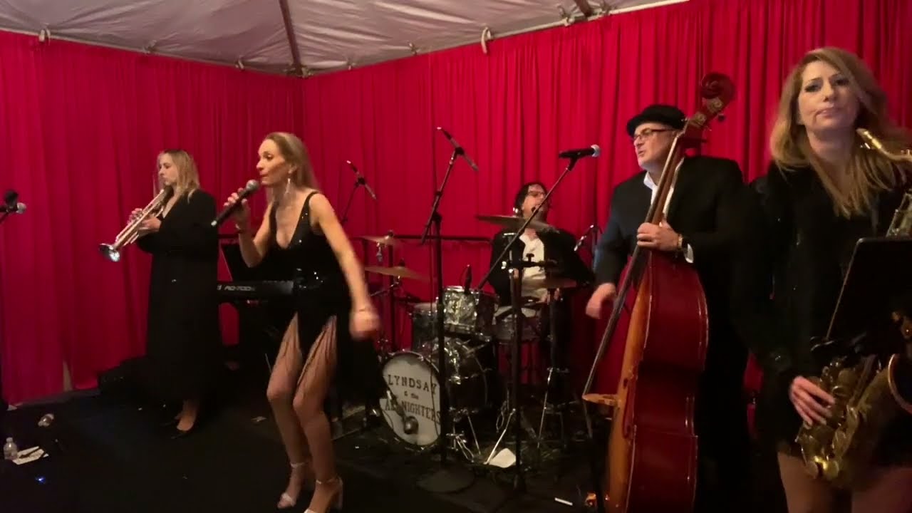 Lyndsay & the All Nighters ~ KCRW Prohibition NYE ~ Band Solos & Bass tricks