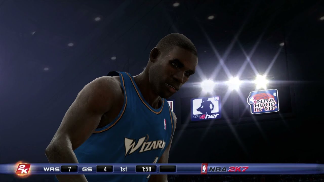 Washington Wizards vs. Golden State Warriors 2007 - NBA 2K7 (PS3)