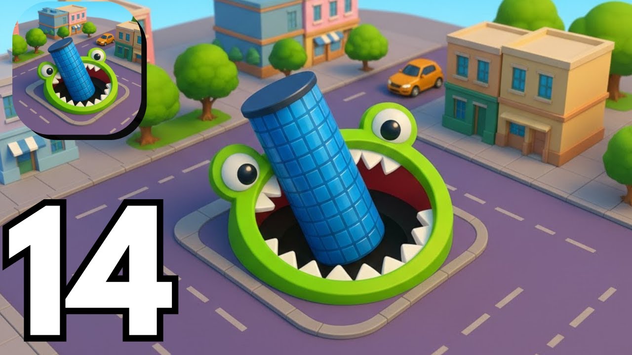 Hole.io - Gameplay Walkthrough Part 14 - Guide New Update Review (Android ios)