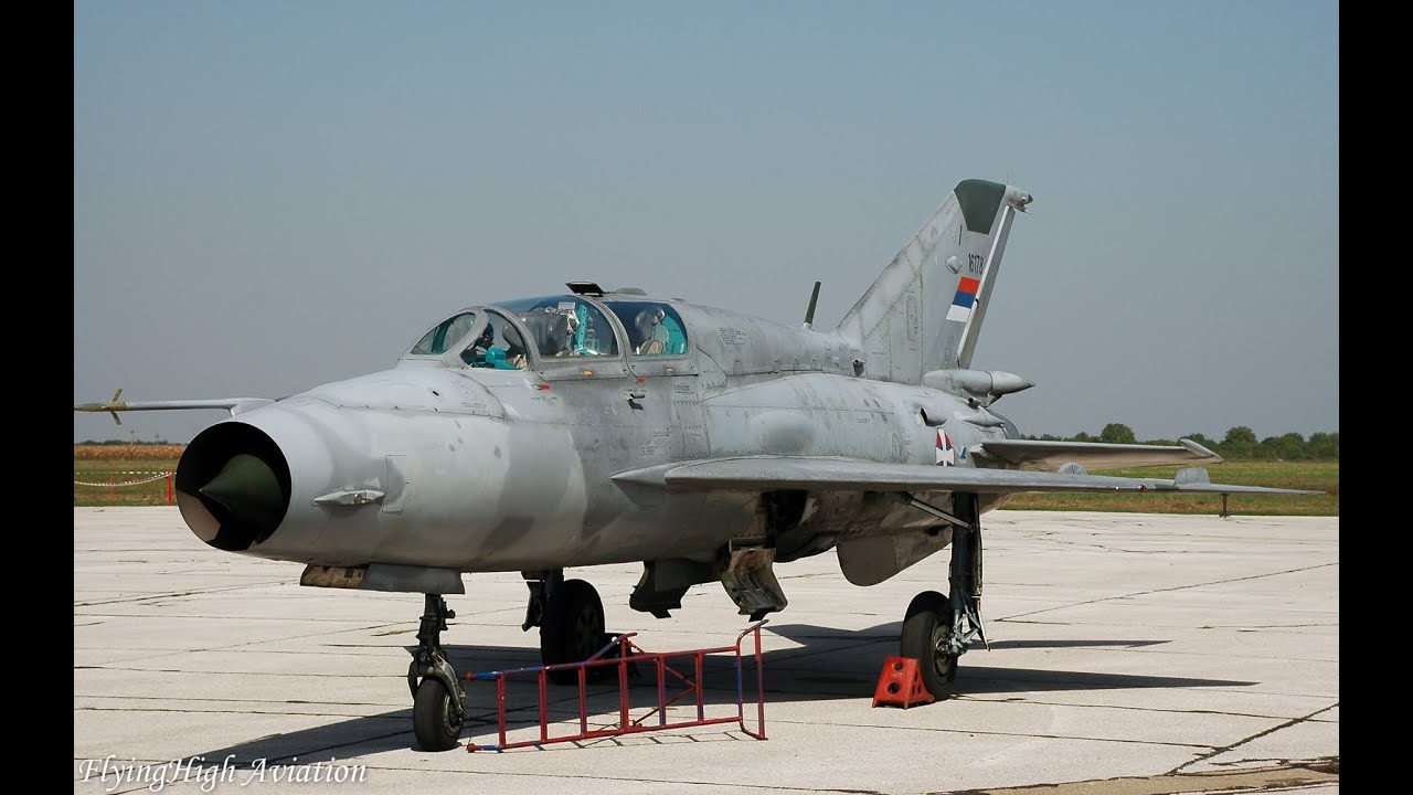 Serbian Air Force MiG-21UM Static Display,Cockpit Tour and Demo Flight at Batajnica Air Force Base!