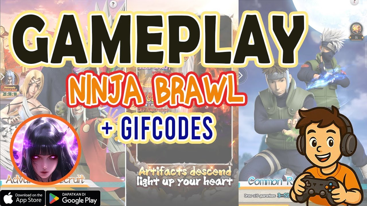 Ninja Brawl Gameplay | 🎁5 Giftcodes & How to Redeem Codes - Android / IOS