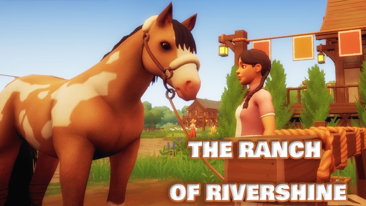 Первый взгляд на The Ranch of Rivershine : Создаем персонажа, покупаем лошадь и едем кросс))