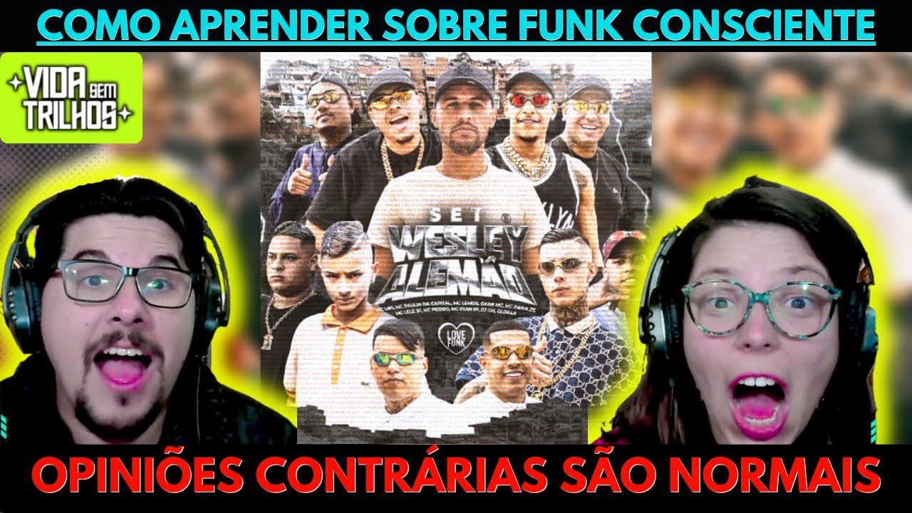 Roqueiros Reagindo a Funk - Set Wesley Alemão - React Vida Sem Trilhos