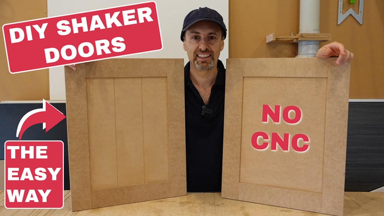 DIY Shaker Style Doors | Easiest Way To Make Shaker Cabinet Doors/Panel Doors Without a CNC!