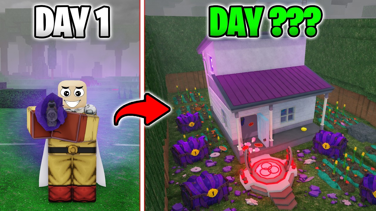 Building a Twitch House in 99 Nights Nights In The Forest