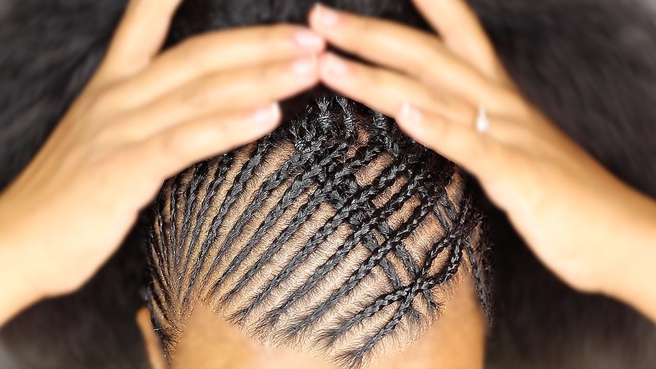 Watch Me Cornrow My Own Natural Hair