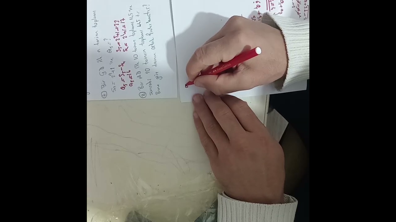 Diziler orta düzey soru çözümü 