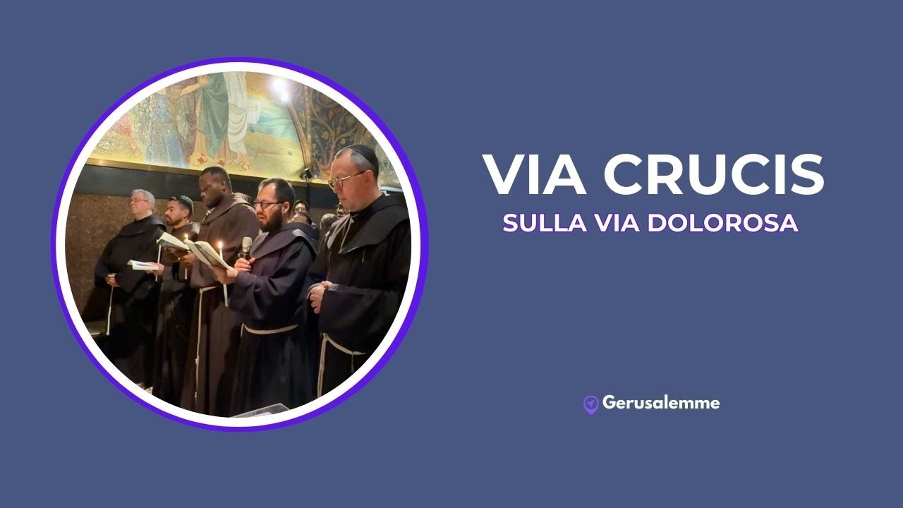 Via Crucis sulla Via Dolorosa, Gerusalemme | 9 aprile 2025