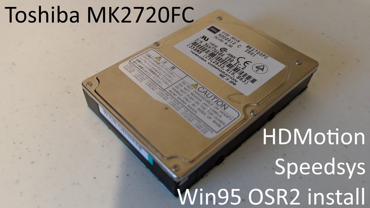 Toshiba MK2720FC Hard drive sounds
