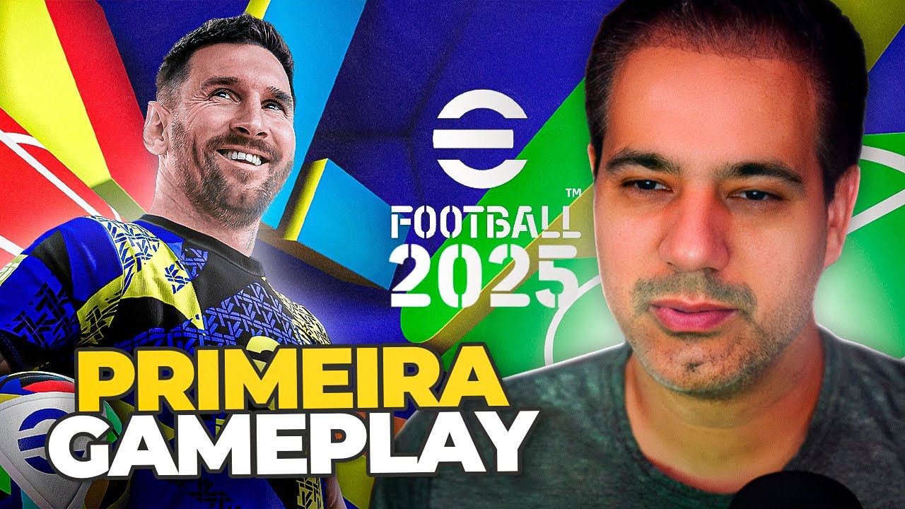 EFOOTBALL 2025 - KONAMI MELHOROU a GAMEPLAY?