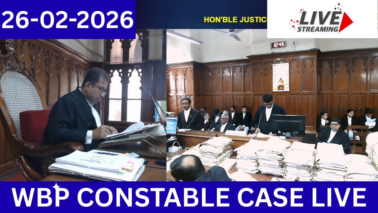 WBP CONSTABLE RESULT CASE LIVE II LIVE FROM CALCUTTA HIGH COURT #calcuttahighcourt #wbp #police