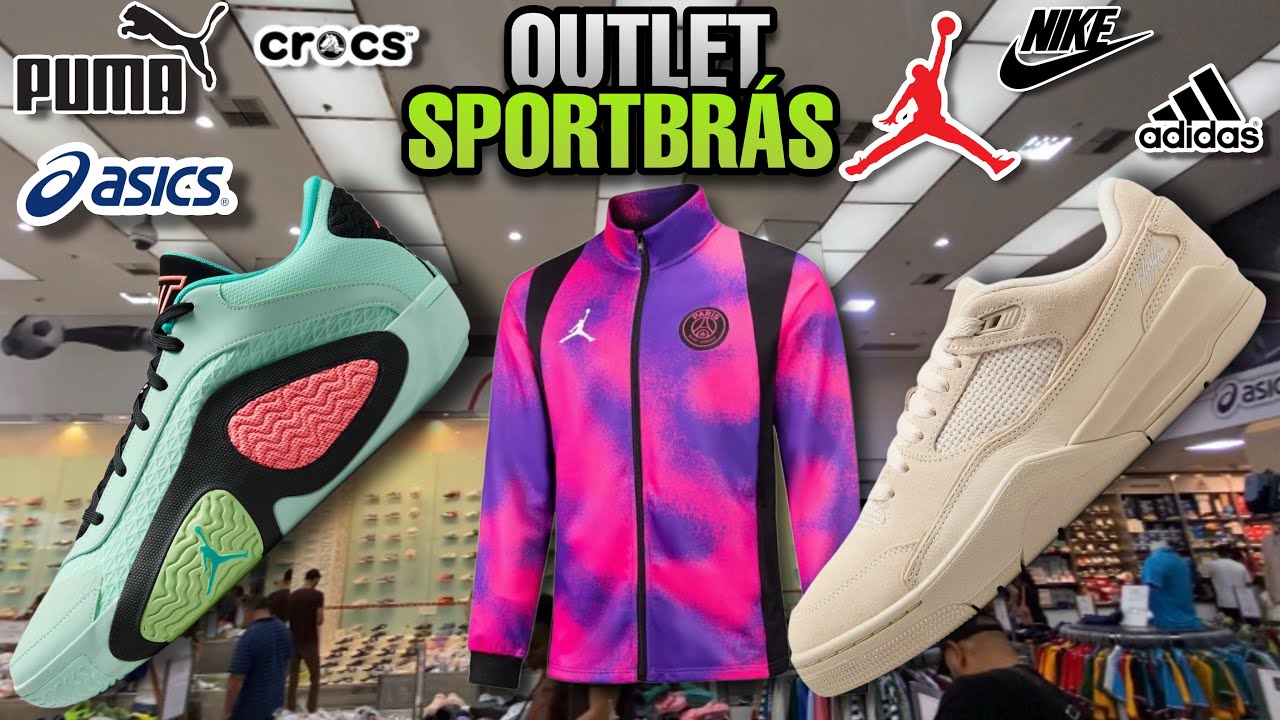 OUTLET SPORTBRÁS - Tênis, Roupas e Acessórios ORIGINAIS no Brás - MAIOR LOJA!