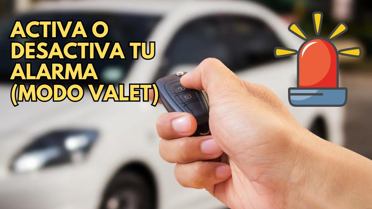 Aprende a DESACTIVAR O ACTIVAR la ALARMA del auto / QUITA EL MODO VALET 2024