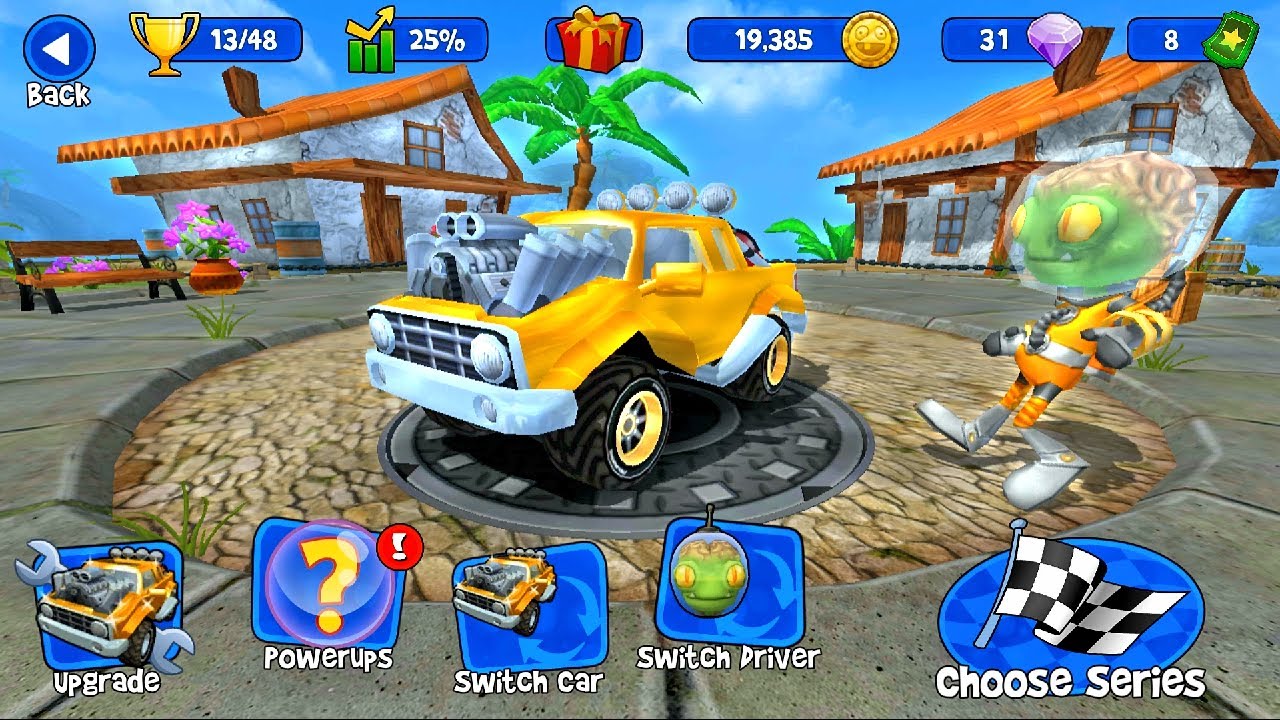 Championship Rhino 1000 HP 2021 Game Play | B'zorp | Beach Buggy Racing 2014