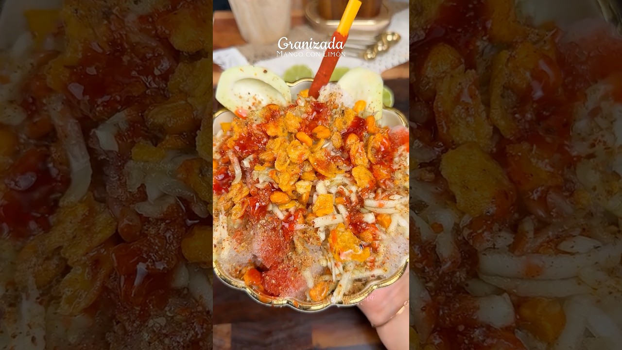Granizada de Mango con Lim&oacute;n 😍🇬🇹 #granizadasguatemala #recetasvirales #guate