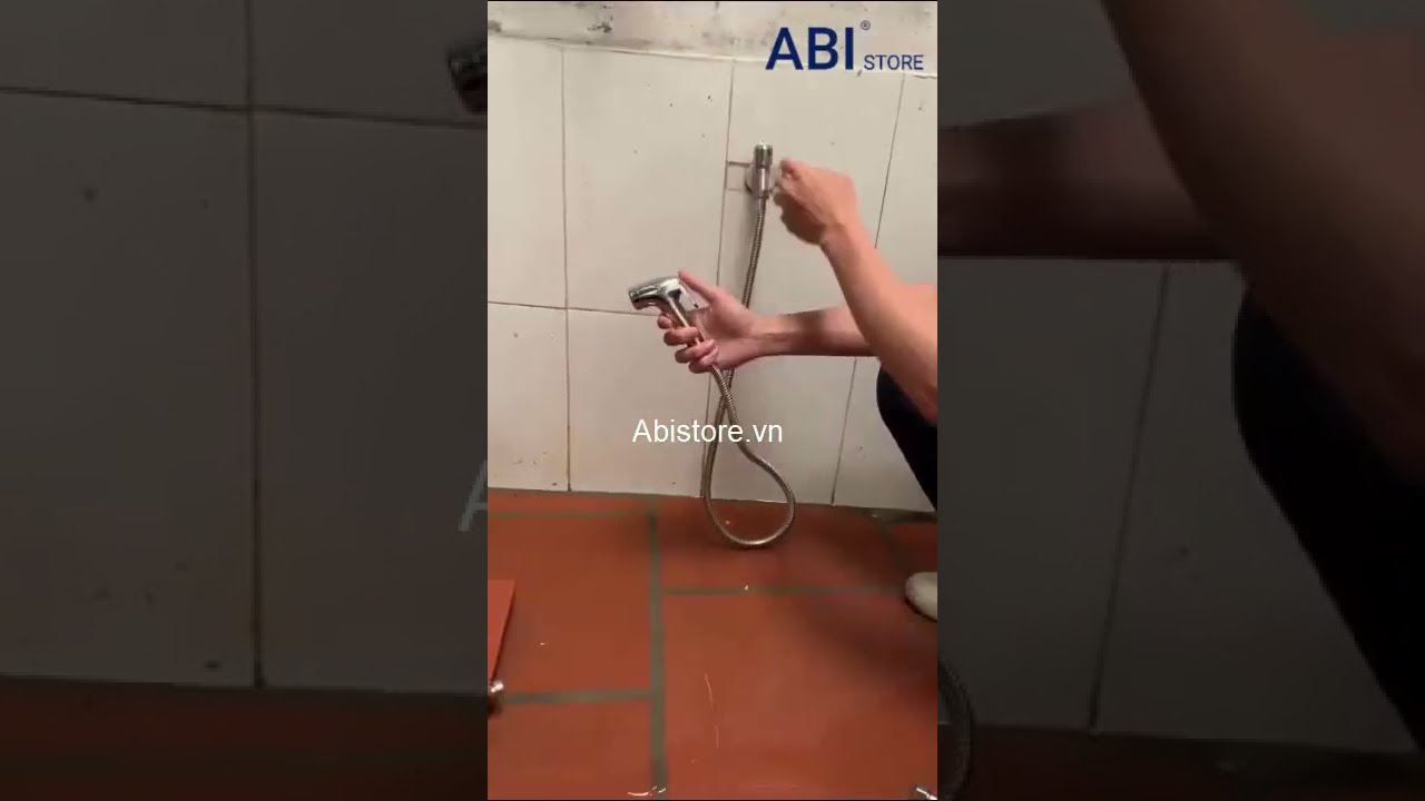 Test đầu v&ograve;i xịt vệ sinh DXAG mạ v&agrave; DXAG trắng cao cấp - Abi Store