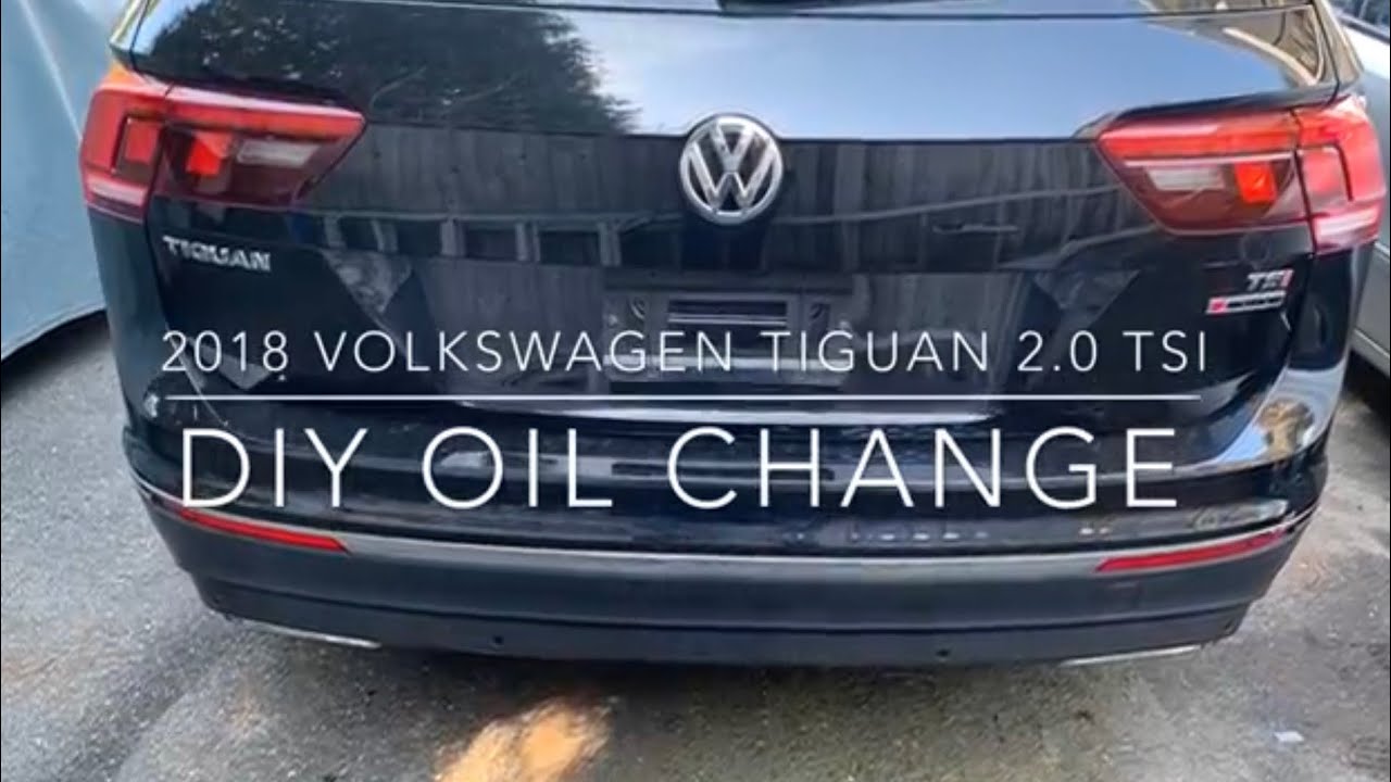 2018-2019 Volkswagen Tiguan 2.0 TSI Oil Change