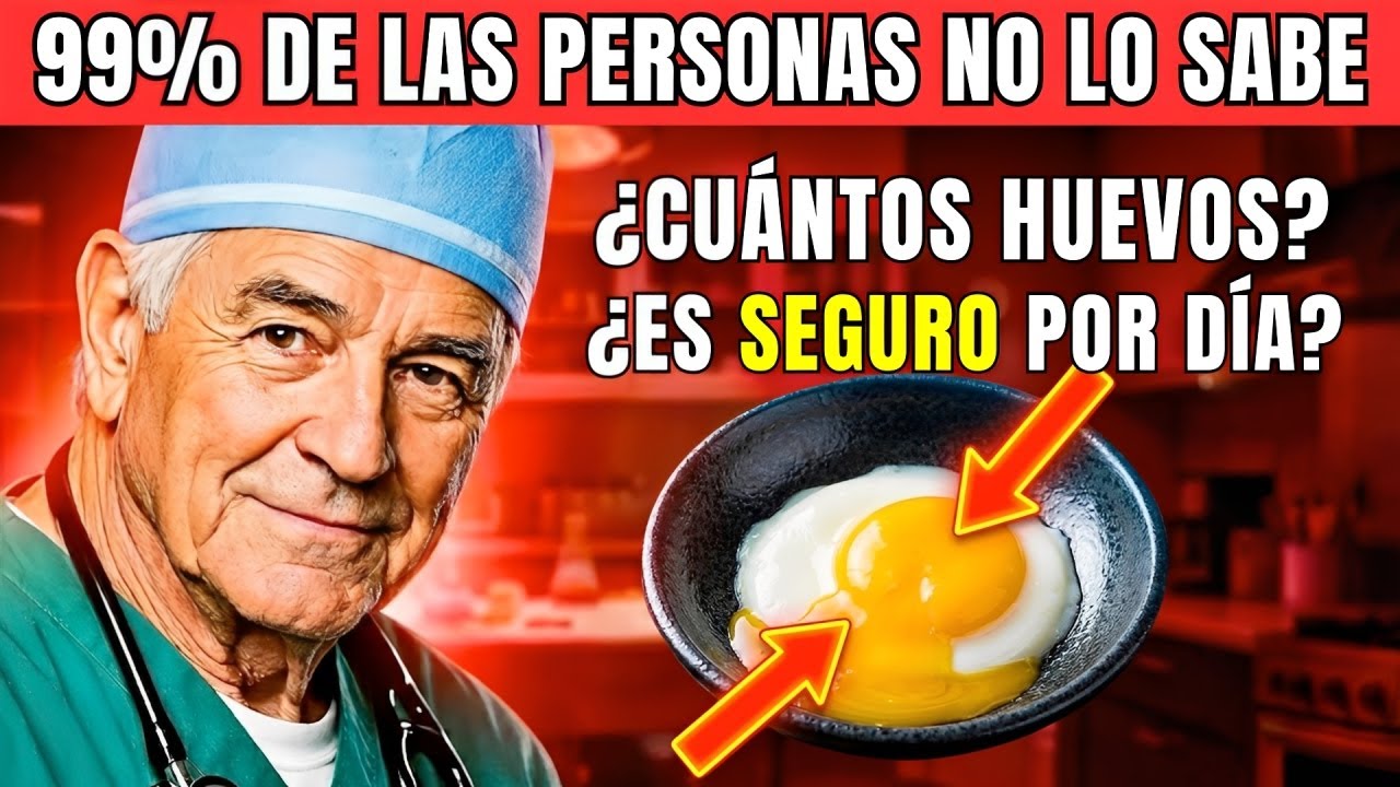 ¿Cuántos HUEVOS Puedes Comer al Día? Un Médico Revela la Verdad sobre el Colesterol 🥚