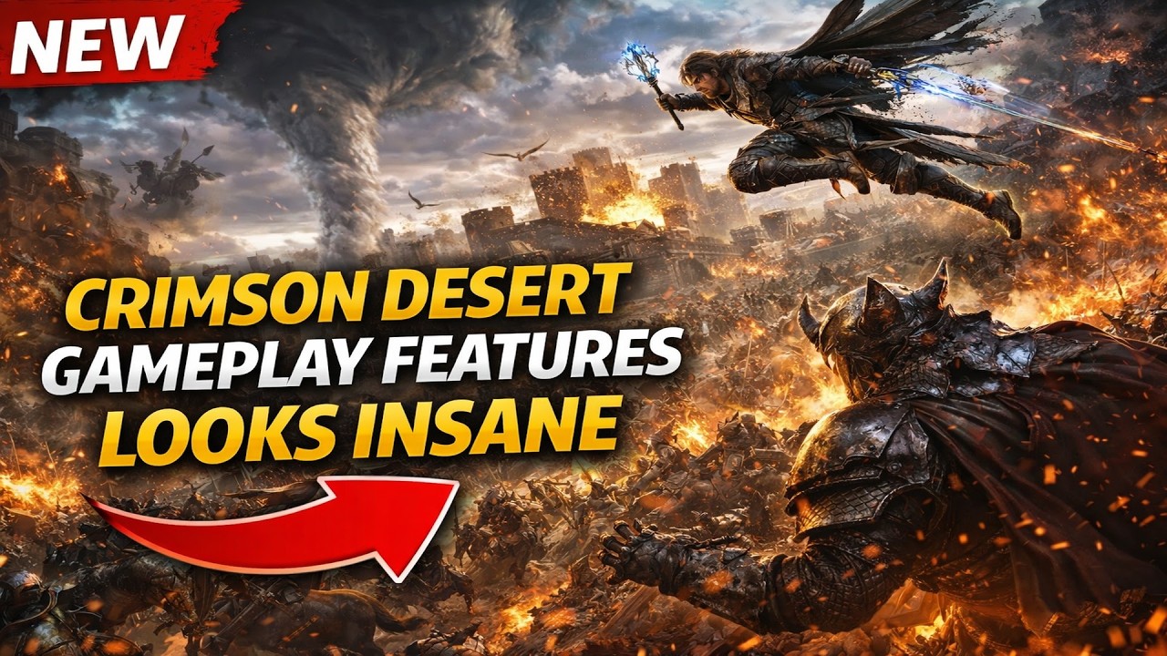 Crimson Desert Features | Latest Gameplay Looks Insane… Is This 2026’s GOTY?