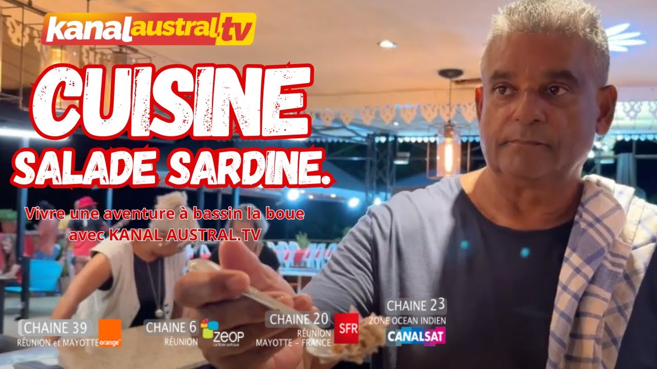 Nout Kiltir (Cuisine)-Salade sardine de Bernard Goût Créole
