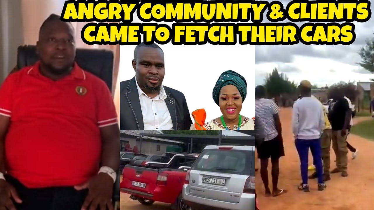 Ziyakhala for Dr Prophet tshepho | Angry clients came to fetch their cars by force