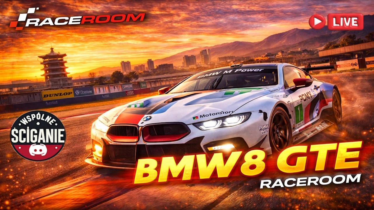 BMW M8 GTE NA LIMICIE! Zhuhai RaceRoom – CZY TO NAJSZYBSZE AUTO? - Wspólne Ściganie