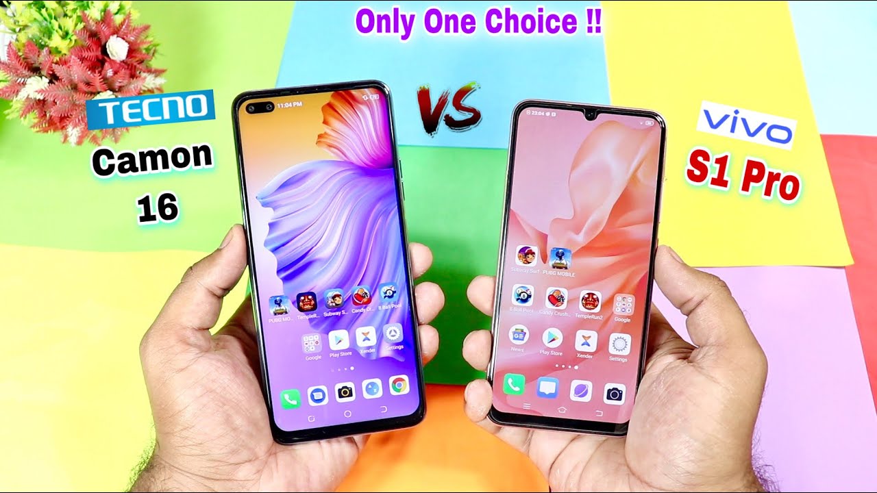 Tecno Camon 16 VS Vivo S1 Pro Speed Test & Camera Test Comparison [Urdu/Hindi]
