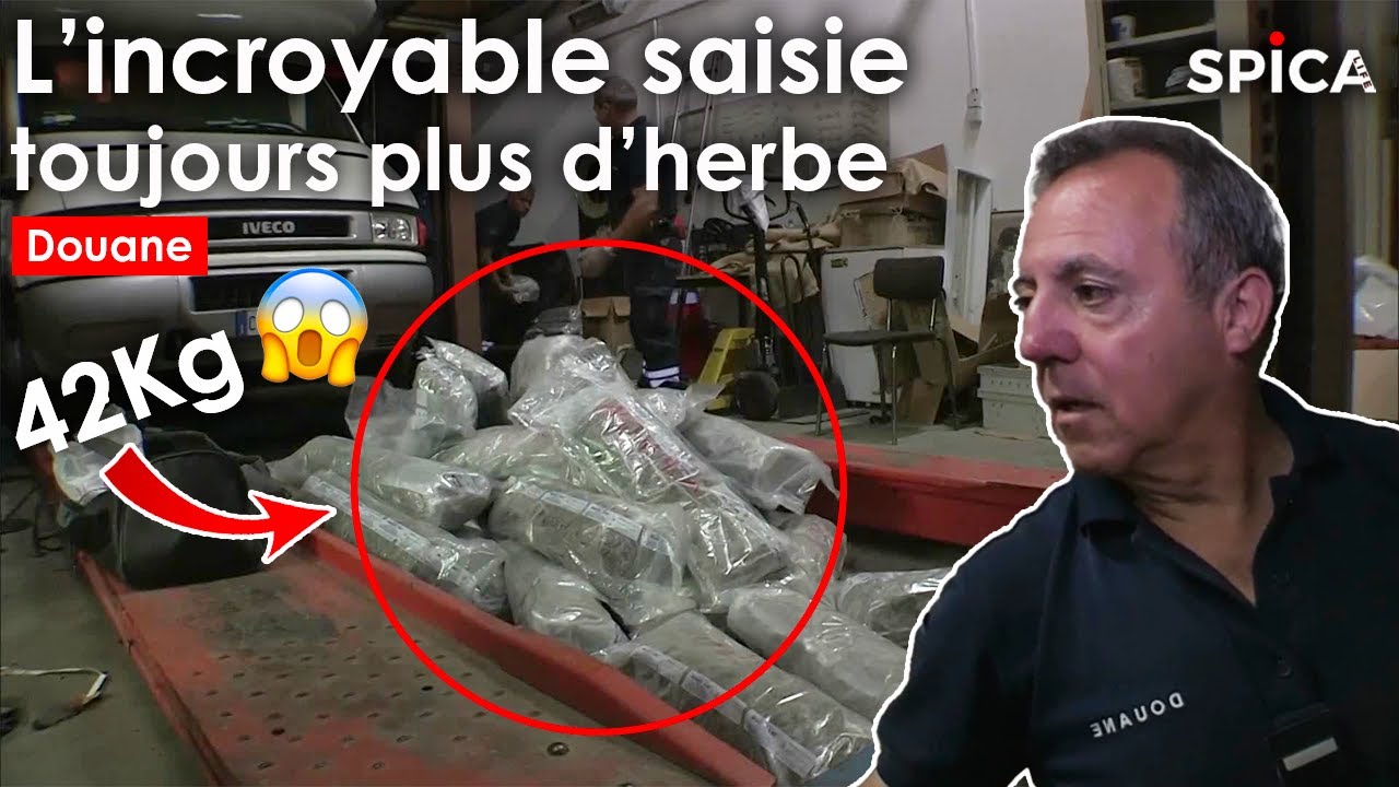 Douane : toujours plus d'herbe, l'incroyable saisie