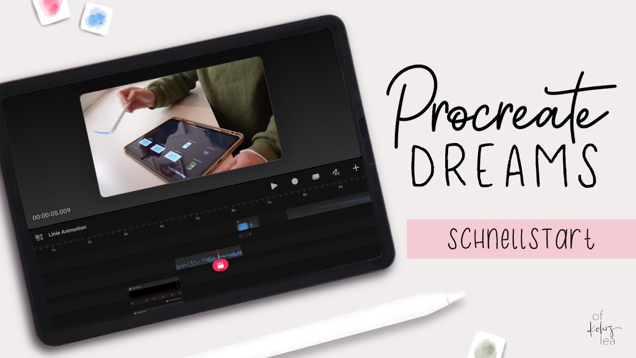 Procreate Dreams Anfänger Schnellstart [DEUTSCH] // ofkohrslea