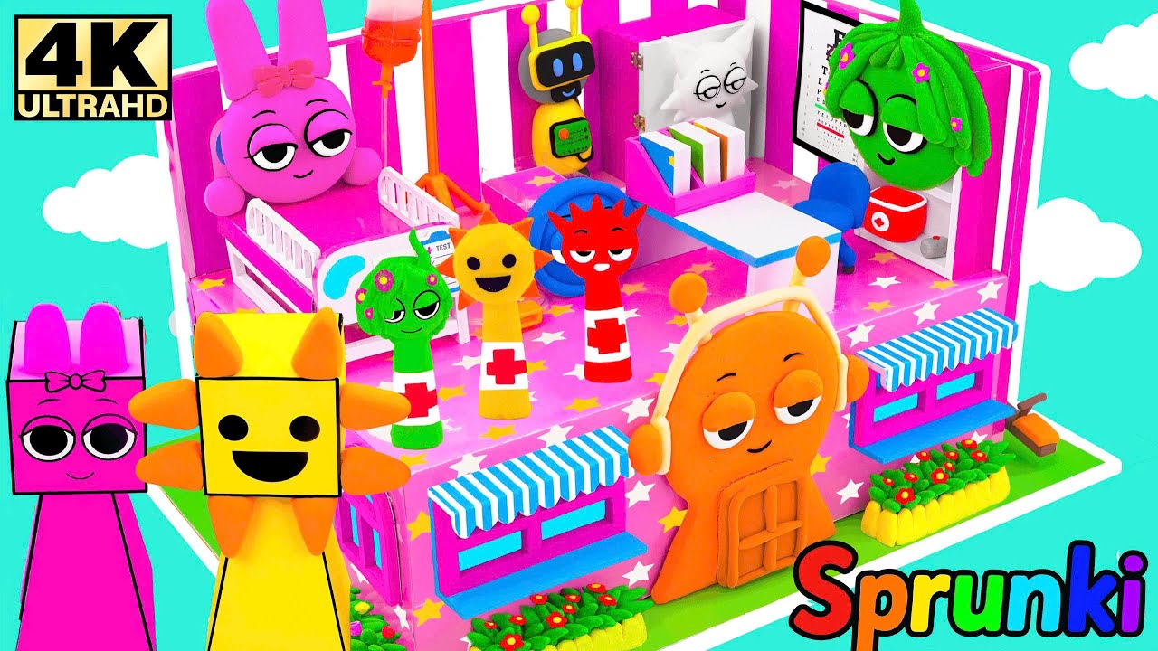 SPRUNKI Pinki Toy Satisfying with Unboxing Color House Playset ASMR ✨ Funny Toys