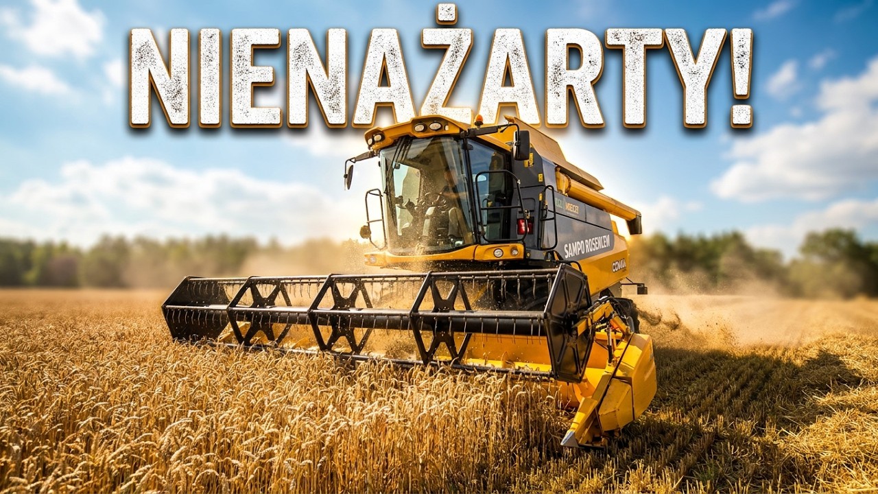 Wiecznie nienażarty! Kombajn  Sampo Rosenlew Comia C12   Test koszenia  2023