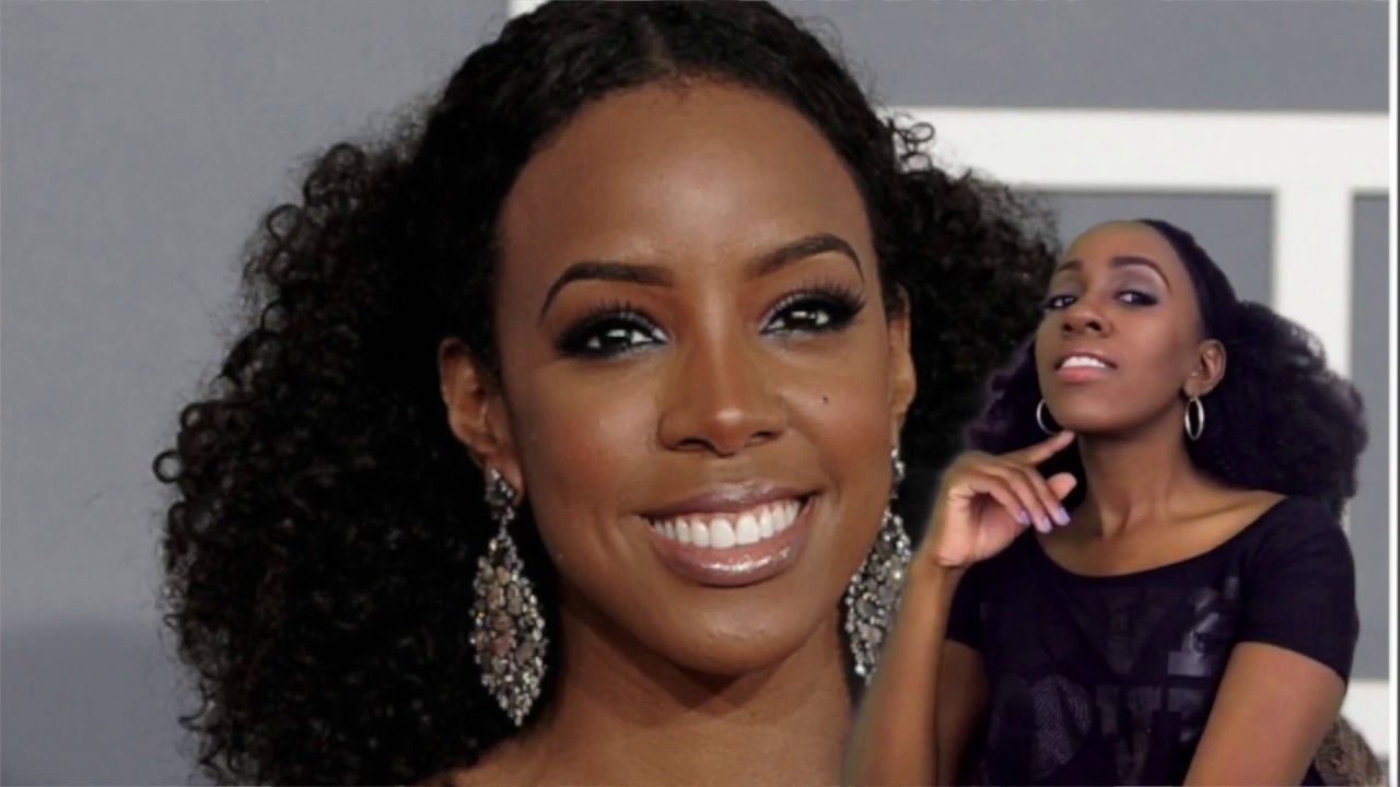 Celebrity Hair KELLY ROWLAND AFRO PUFFS Tutorial