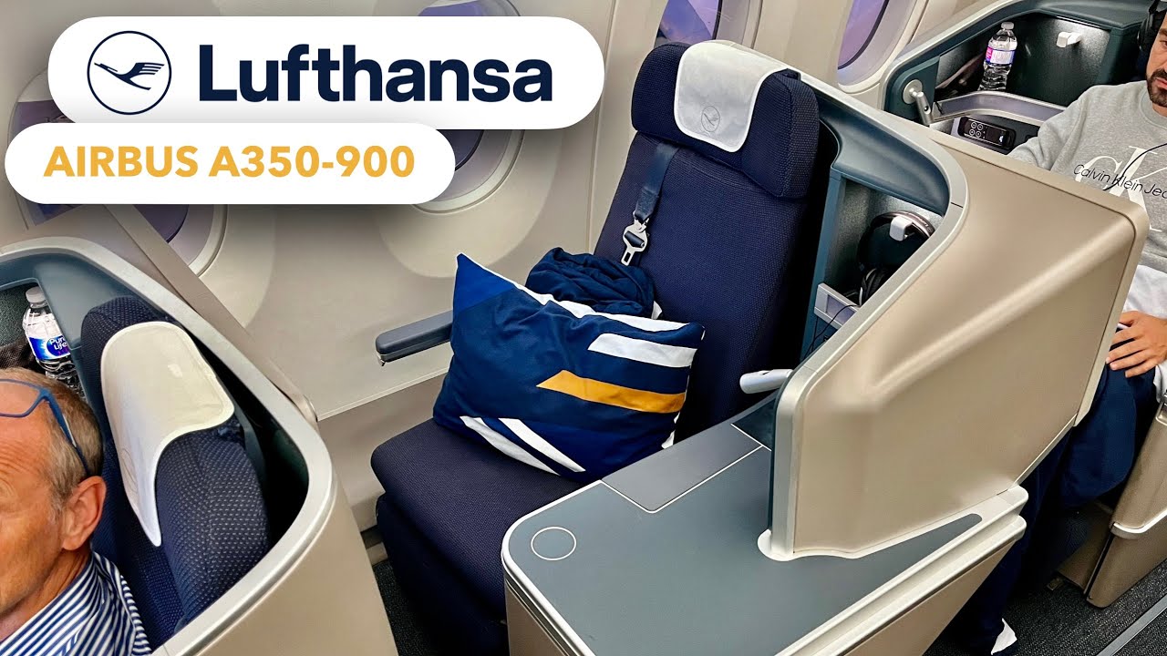 ЛУЧШИЙ бизнес-класс Lufthansa? | Lufthansa Airbus A350-900 | Из Монреаля в Мюнхен | Полный спектр...