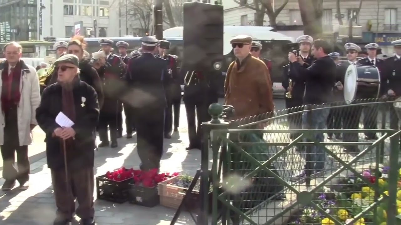 FNACA DE PARIS / 19 MARS 2022 / CÉRÉMONIES AU MONUMENT AUX MORTS DE LA MAIRIE DU XIIIe ARRDT