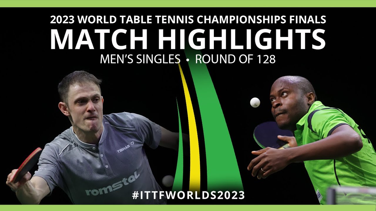 Quadri Aruna vs Ovidiu Ionescu | MS R128 | 2023 ITTF World Table Tennis Championships Finals