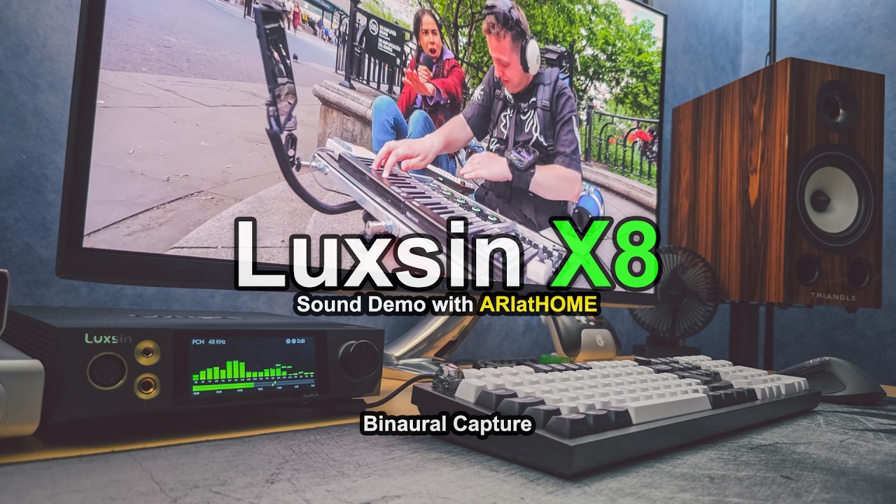 Luxsin X8 Binaural Sound Demo with #ARIatHOME & #Azul - Parallels