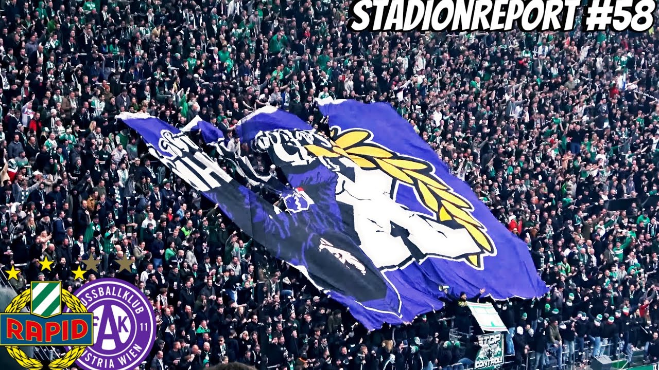 StadionReport #58 - SK RAPID WIEN vs FK AUSTRIA WIEN 3:3, 339. WIENER DERBY (16.04.2023) 4K