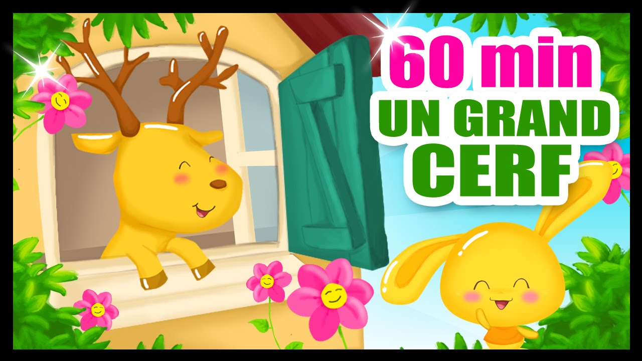 Dans sa maison un grand cerf - 60 Min de comptines sur les animaux - Titounis