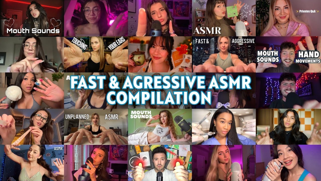 ASMR | The Best Fast and Aggressive ASMR Triggers (Intense & Tingly)
