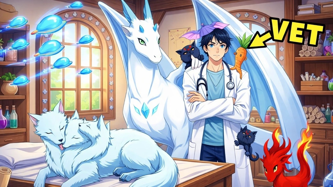 Invoqué Par Un DRAGON Dans Un Autre MONDE Pour Soigner Des ANIMAUX MAGIQUES ! - Recap Manhwa