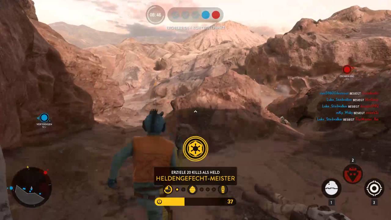 Greedo the badass bounty hunter - Star Wars Battlefront Gameplay