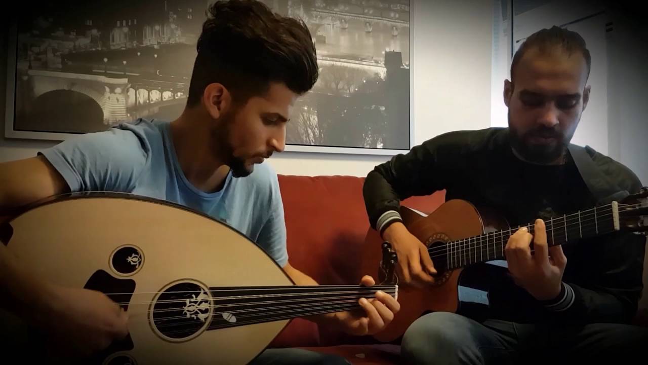 عزف اغنيه على بالي شيرين عود و كيتار