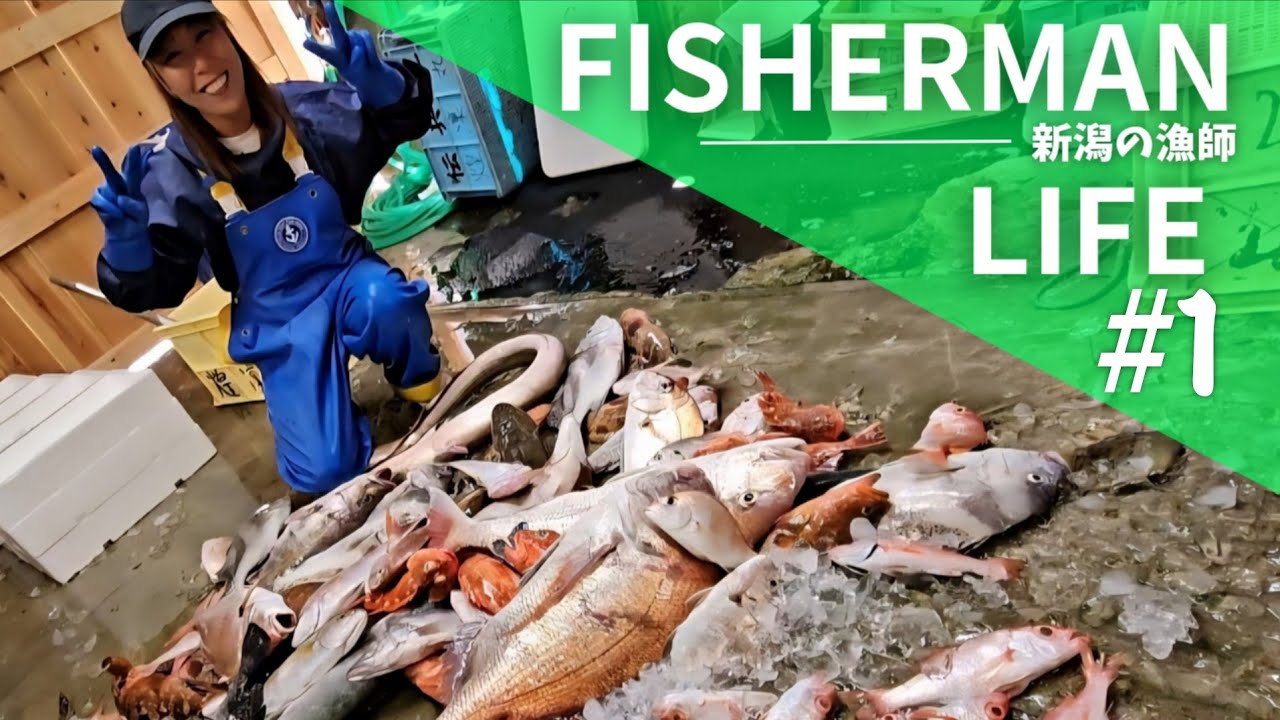 田舎でのんびり刺し網漁🐟Fisherman Life #1