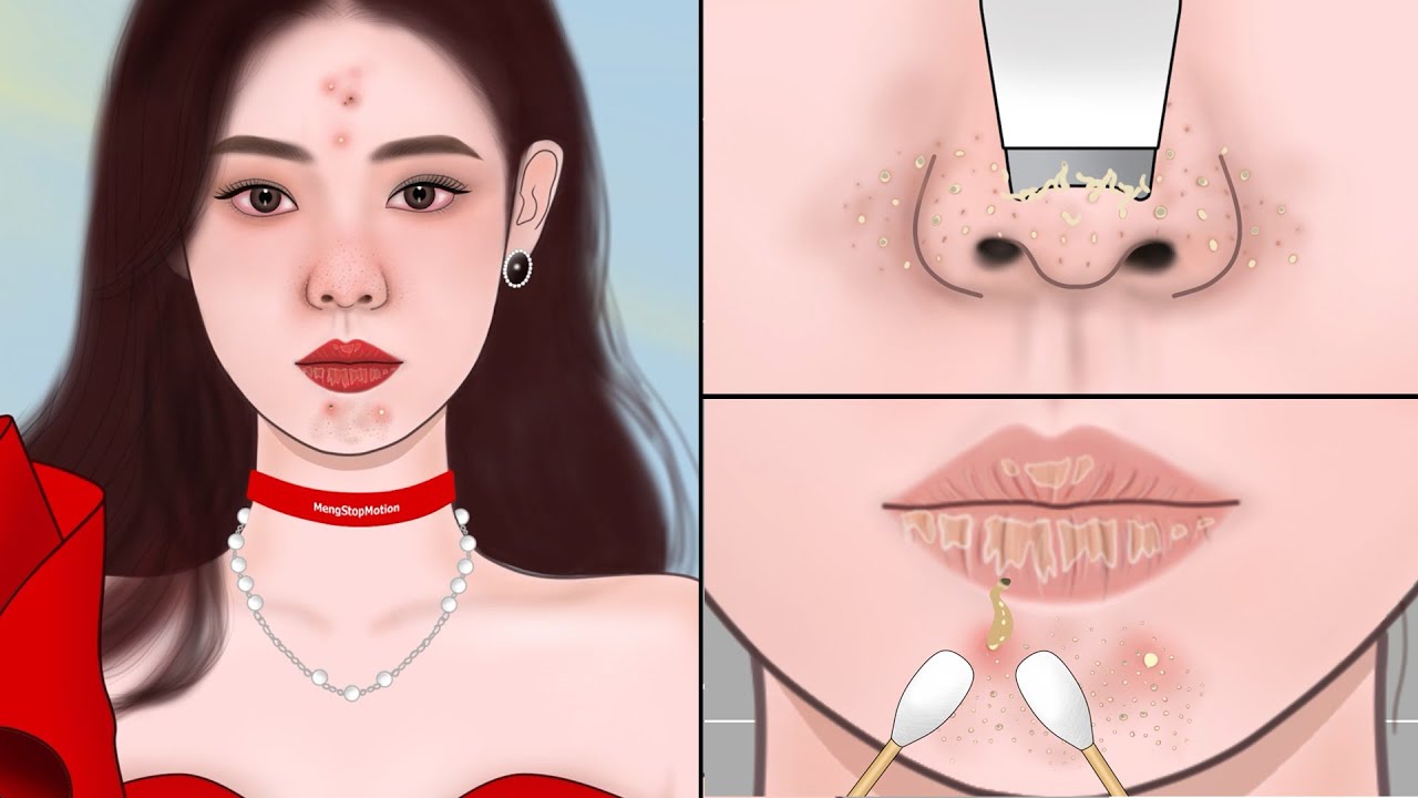 ASMR Делает ли макияж вас прорывом? Удовлетворительная анимация по уходу за кожей!