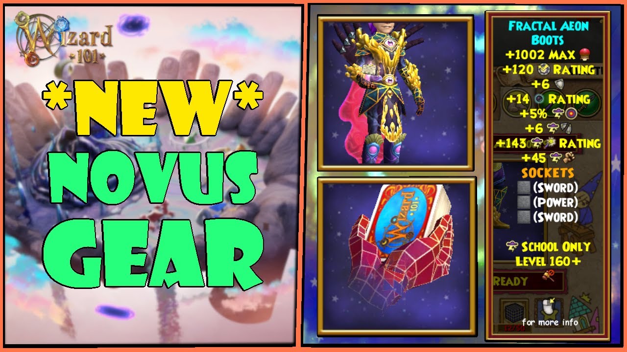 Wizard101: *NEW* Novus Gear! Everything You Need To Know About it!