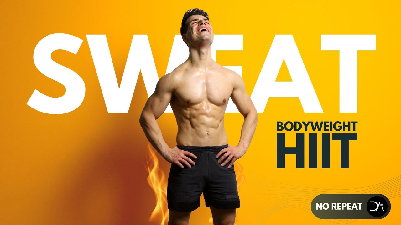 30 min HARDCORE Bodyweight HIIT ( NO REPEAT | FULL BODY MAX BURN )